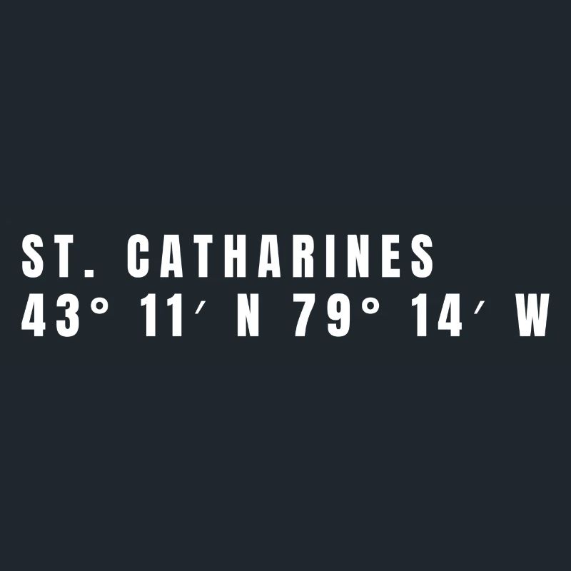 Coordonnées de St. Catharines, Canada