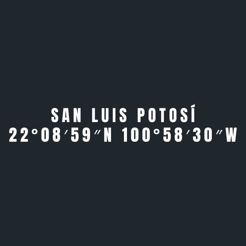 San Luis Potosí Mexico Coordinates