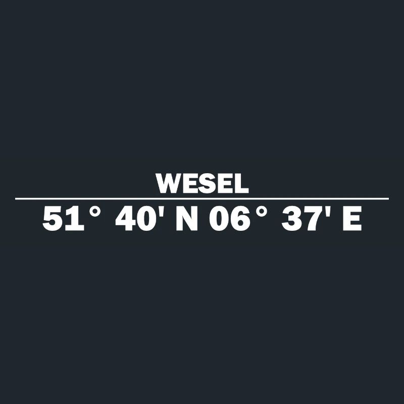 Coordonnées de Wesel