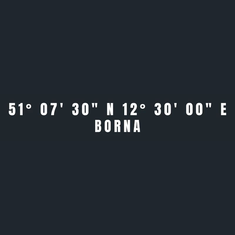 Borna, Saxony Coordinates