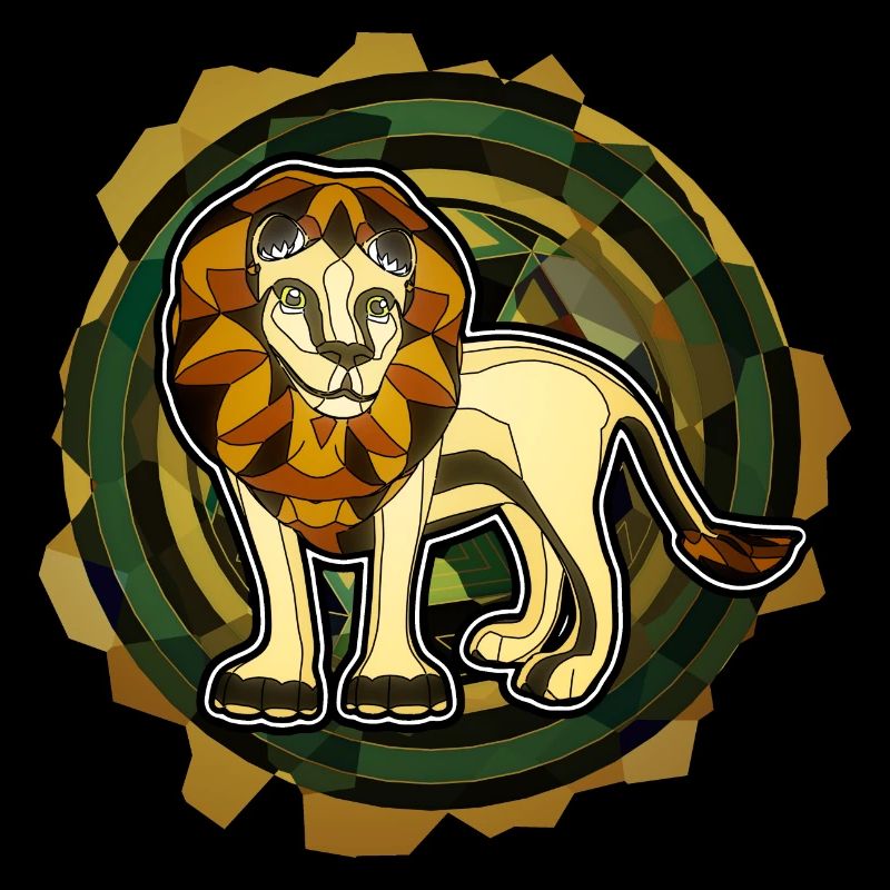 Löwe mit Hintergrund