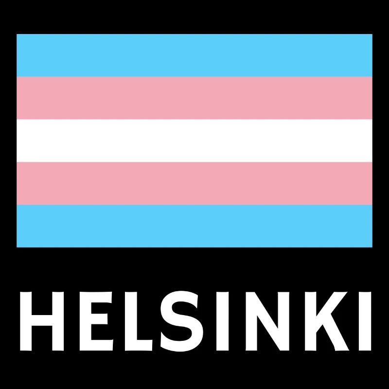 Drapeau de la fierté trans d’Helsinki
