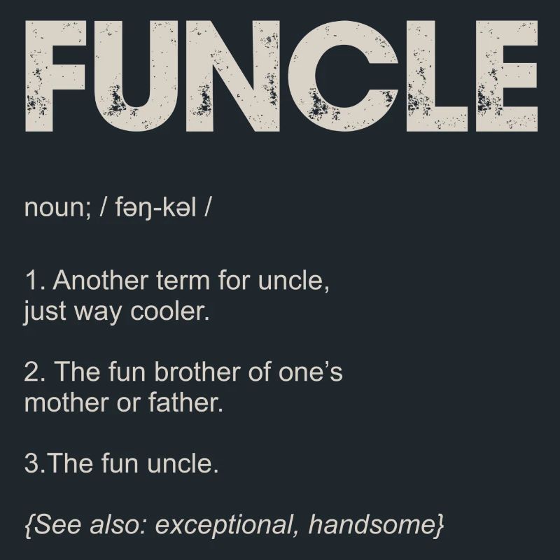 Foncle Typography Tee Design