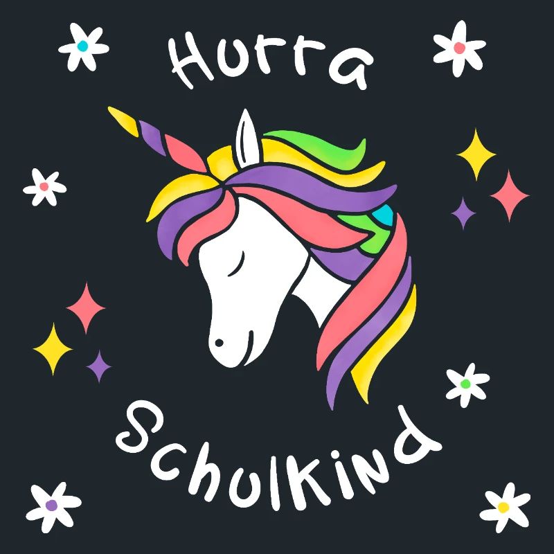 SCHULKIND Einhorn Einschulung