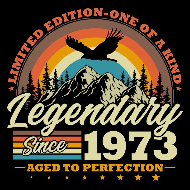 Legendary since 1973 Vintage Birthday Gift
