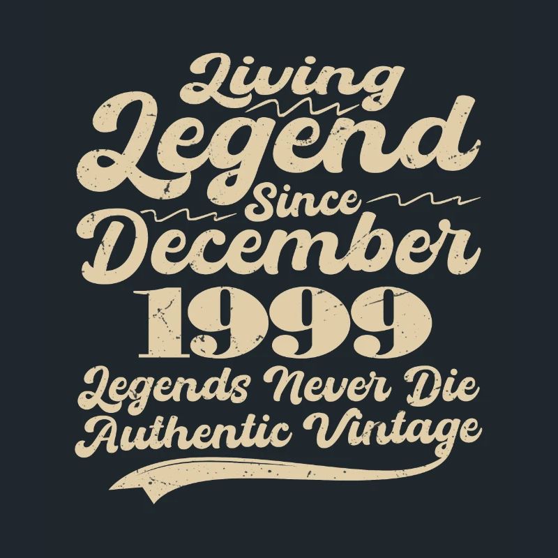 Once upon a time there was a legend. December 1999 Birth