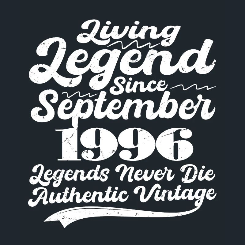 Once upon a time there was a legend. September 1996 Birth