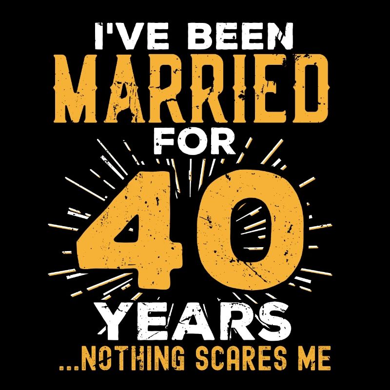 40e anniversaire de mariage Drôles de couples mariés