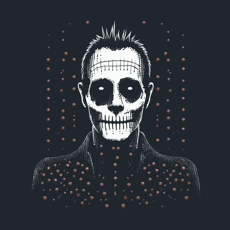 Genähtes Frankenmonster oder Zombie