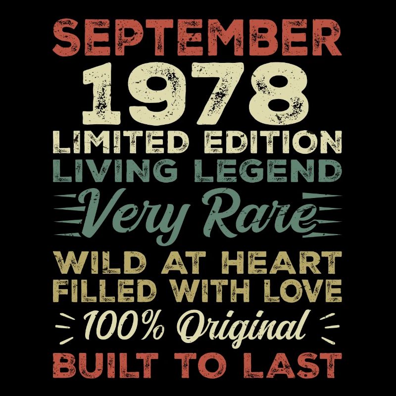 Anniversaire Septembre 1978 Edition Limitée Original
