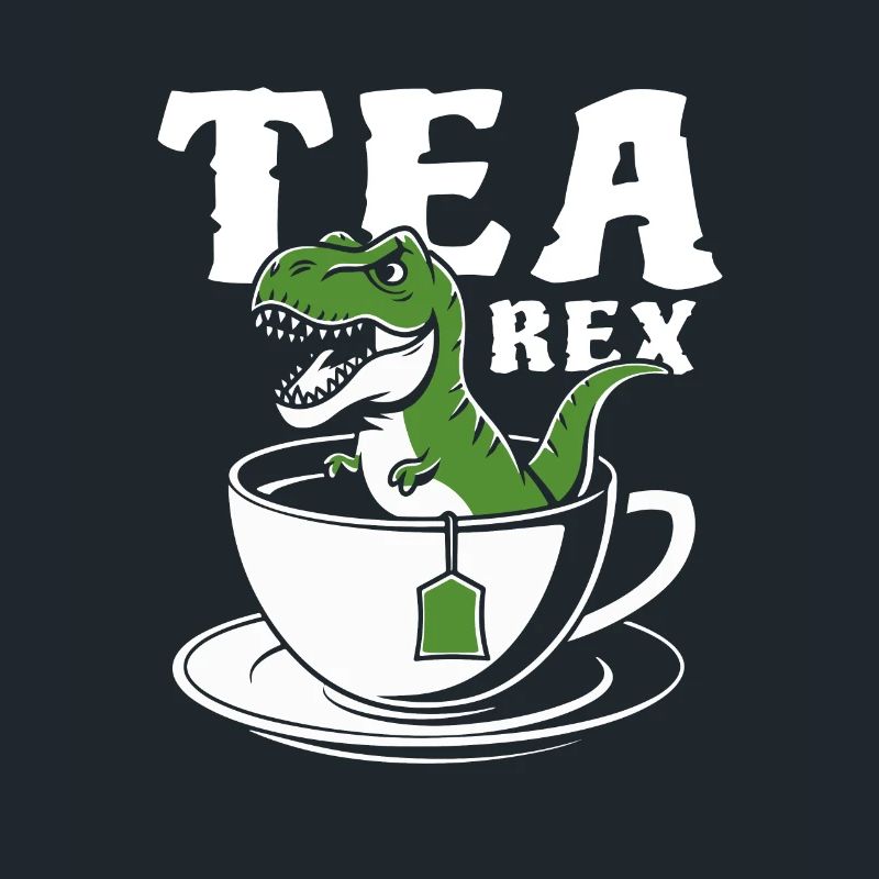 Tea Rex - Un T-Rex dans le T-Rex - Jeu de Mots