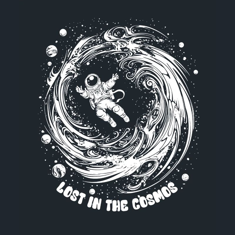 Perdu dans le cosmos - Astronaute - Espace