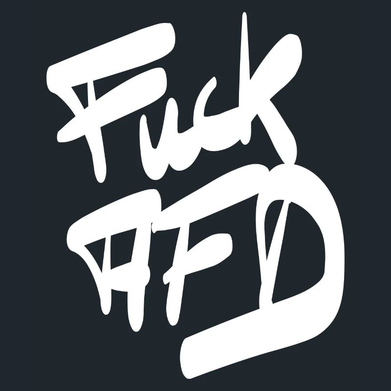 FCK AFD blanc