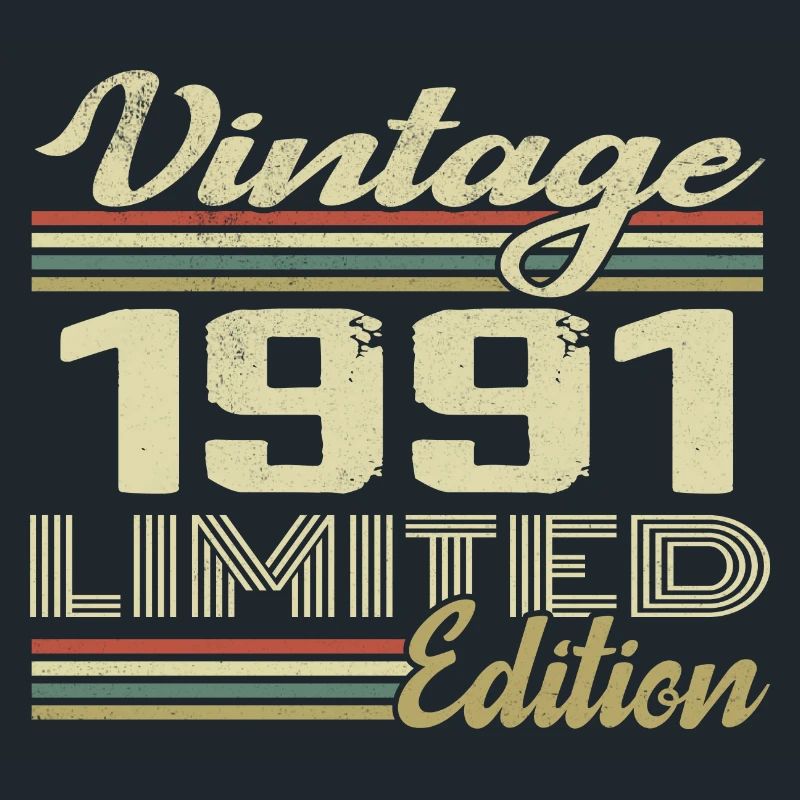 Birthday 33 Years Vintage 1991 Gift 1991
