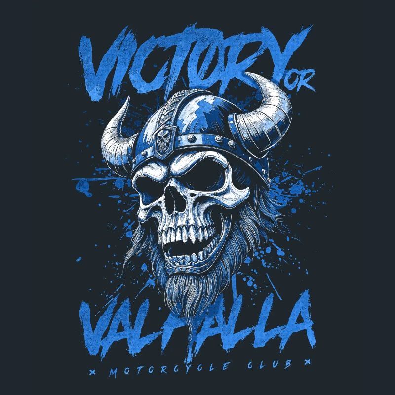 Motorrad Nordische Wikinger Sieg Oder Walhalla