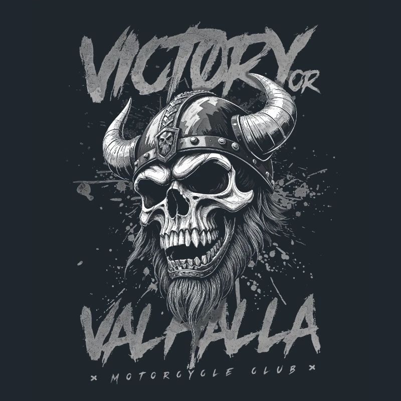 Motorrad Nordische Wikinger Sieg Oder Walhalla