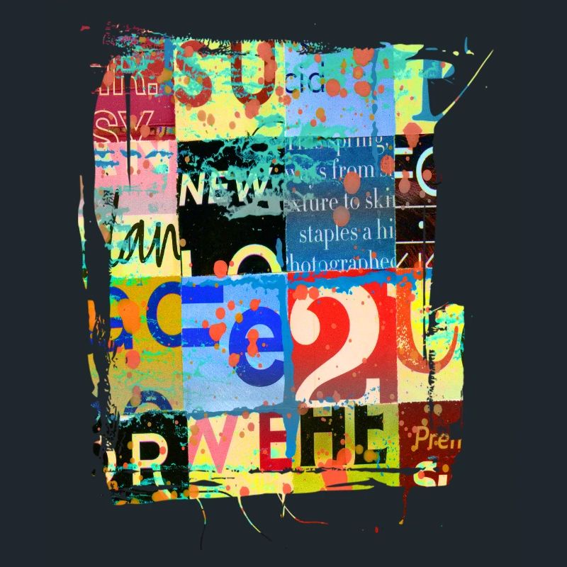 Newspaper Clips Scrapbook Magazines Alphabet Code