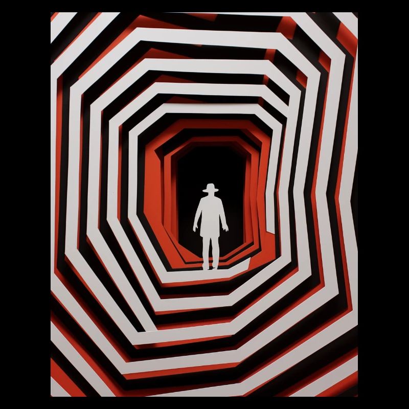 Papier découpé Vertige