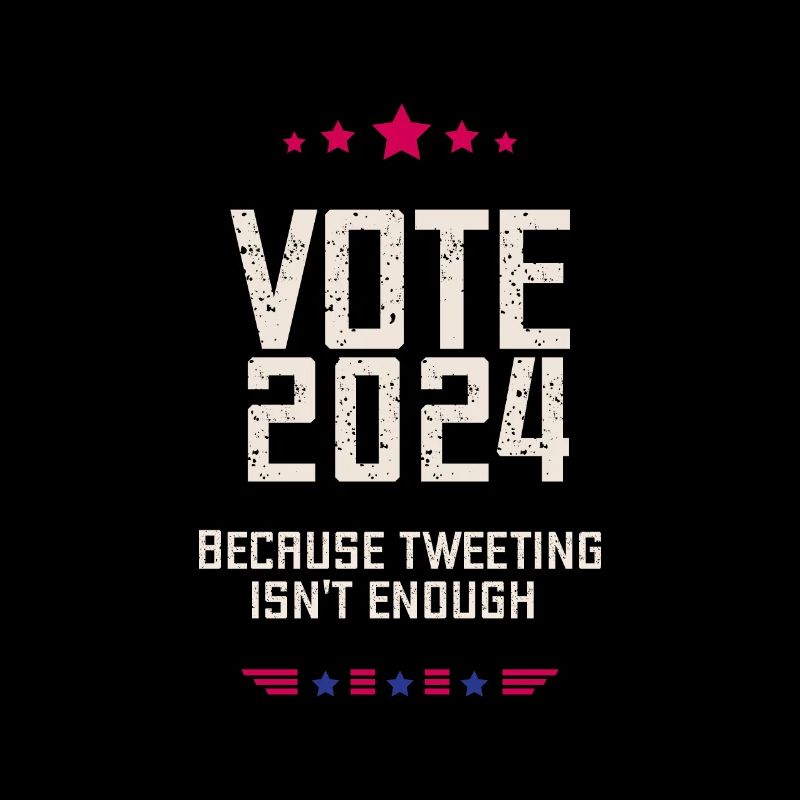VOTE 2024, denn Twittern reicht nicht