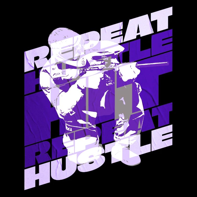 Hit Hustle Wiederholen Sie das Paintball-Training