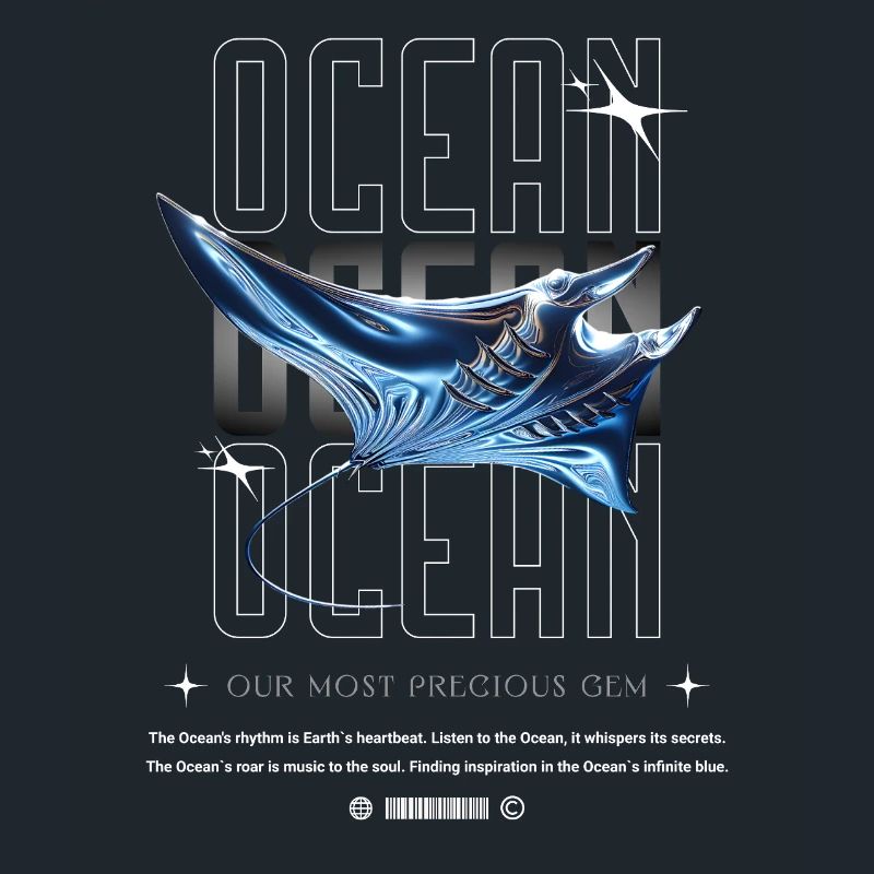 Ocean Manta Kostbarer Schatz