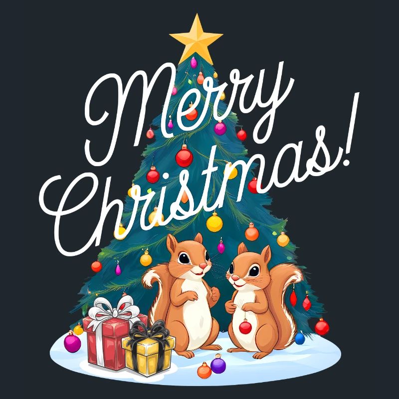 Squirrel Christmas Tree Christmas Tree