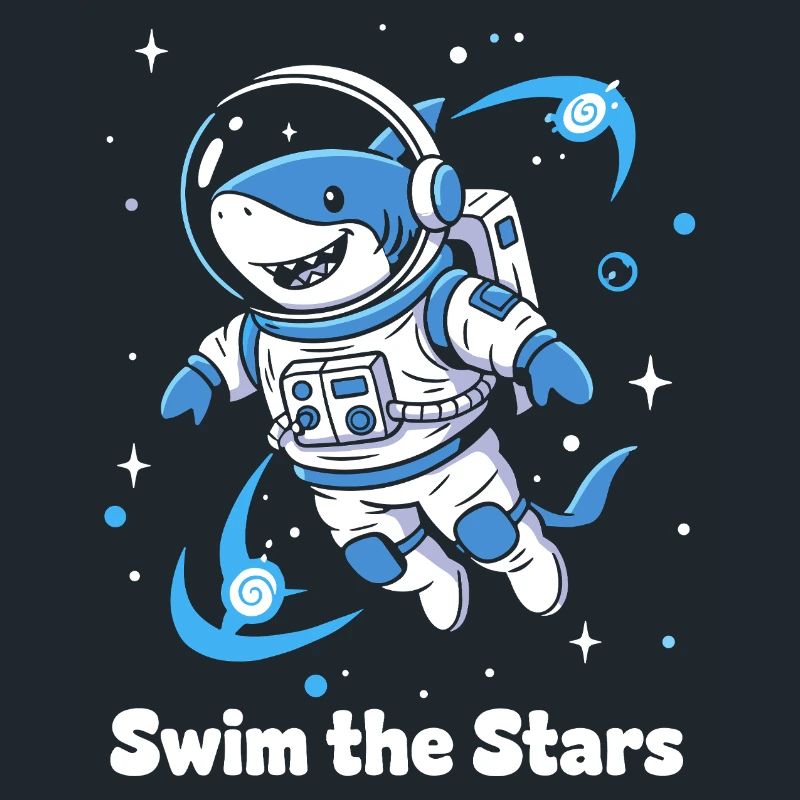 Astronaute requin de l’espace