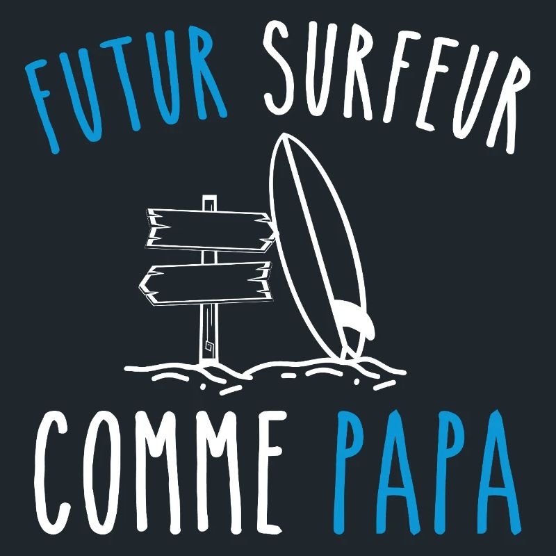 futur surfeur comme papa
