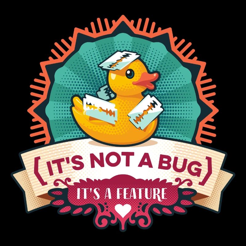 Ce n’est pas un bug c’est un canard caractéristique
