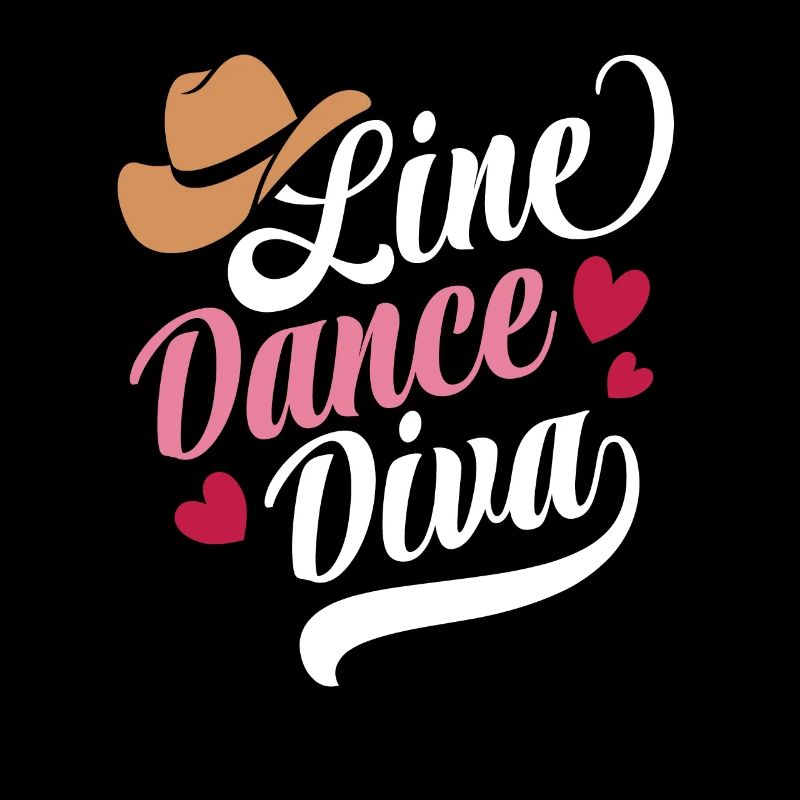 Linedance Diva - Country Fan - Geschenk