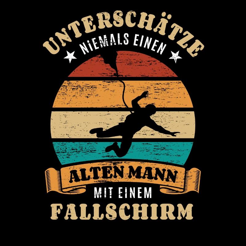 Unterschätze nie einen alten Mann mit Fallschirm