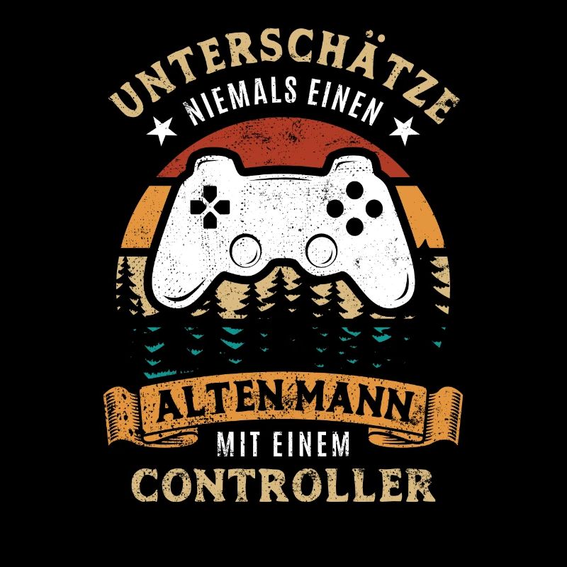 Unterschätze nie einen alten Mann mit Controller