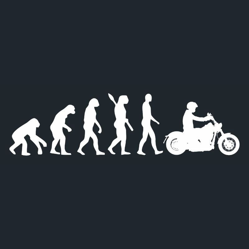 motorcycle evolution graphic