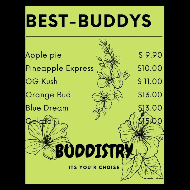 YOUR BUDDYS MENU
