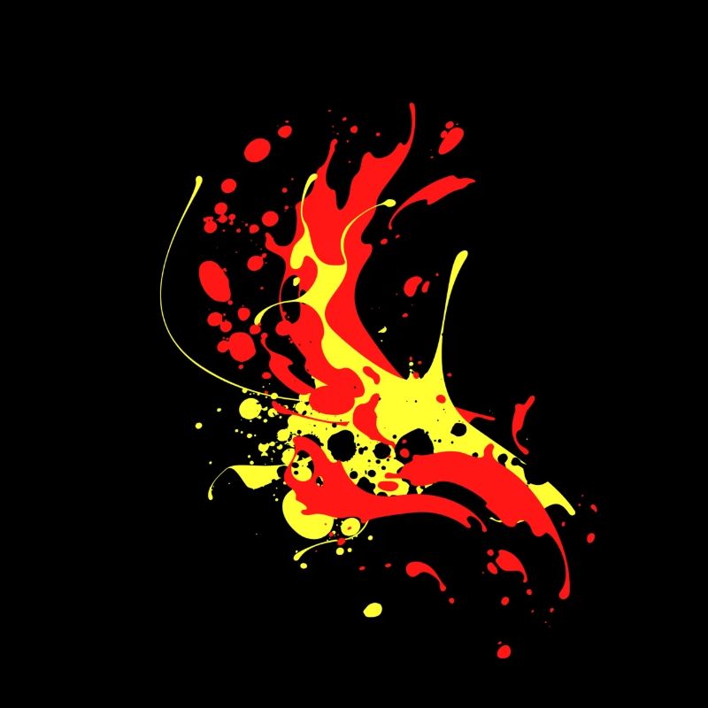 splash bunt farbe muster aufdruck comic style