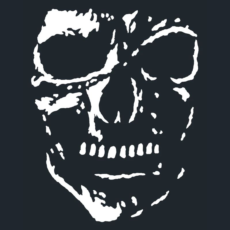 ghostly skull