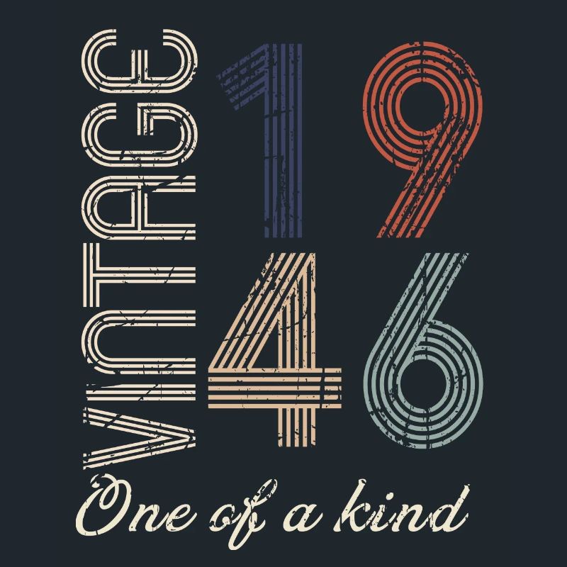 78. Geburtstag 1946 - Vintage-Retro-Geschenkidee