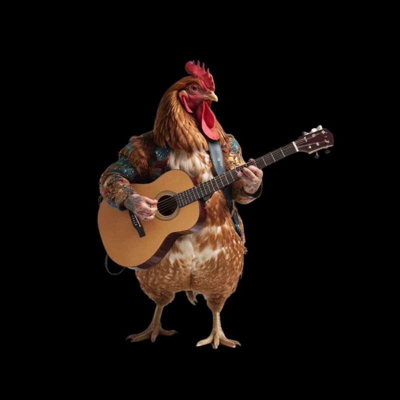 Rooster Hen Gitarre