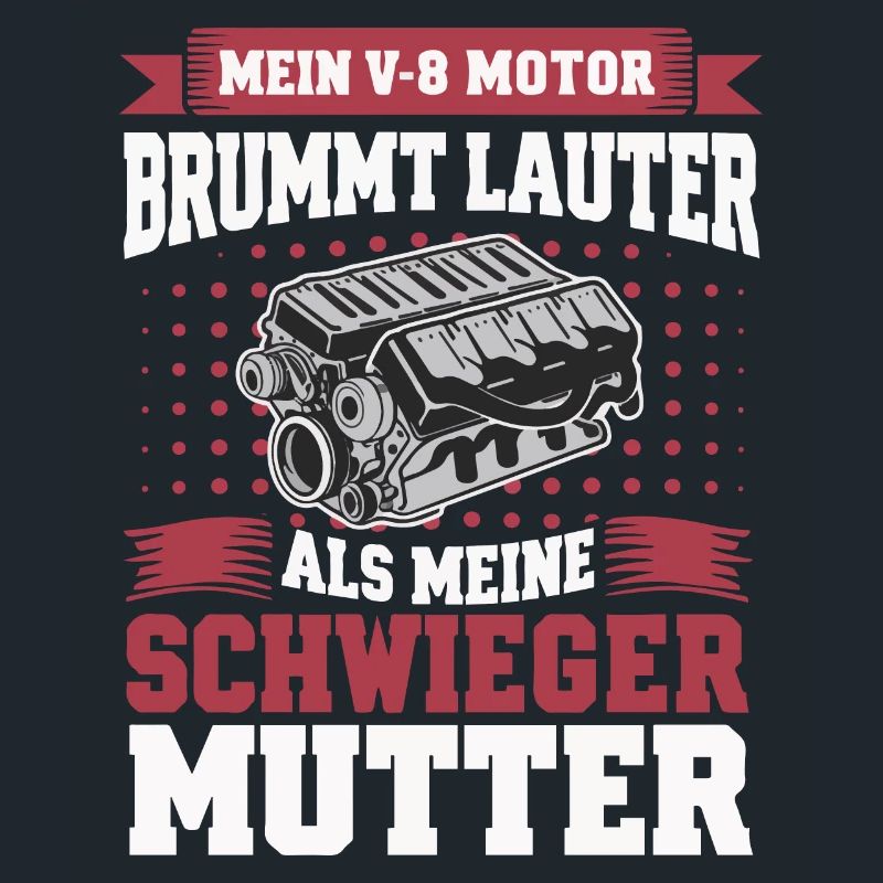 V8 Engine 8 Cylinder Displacement Car Tuning Tuner