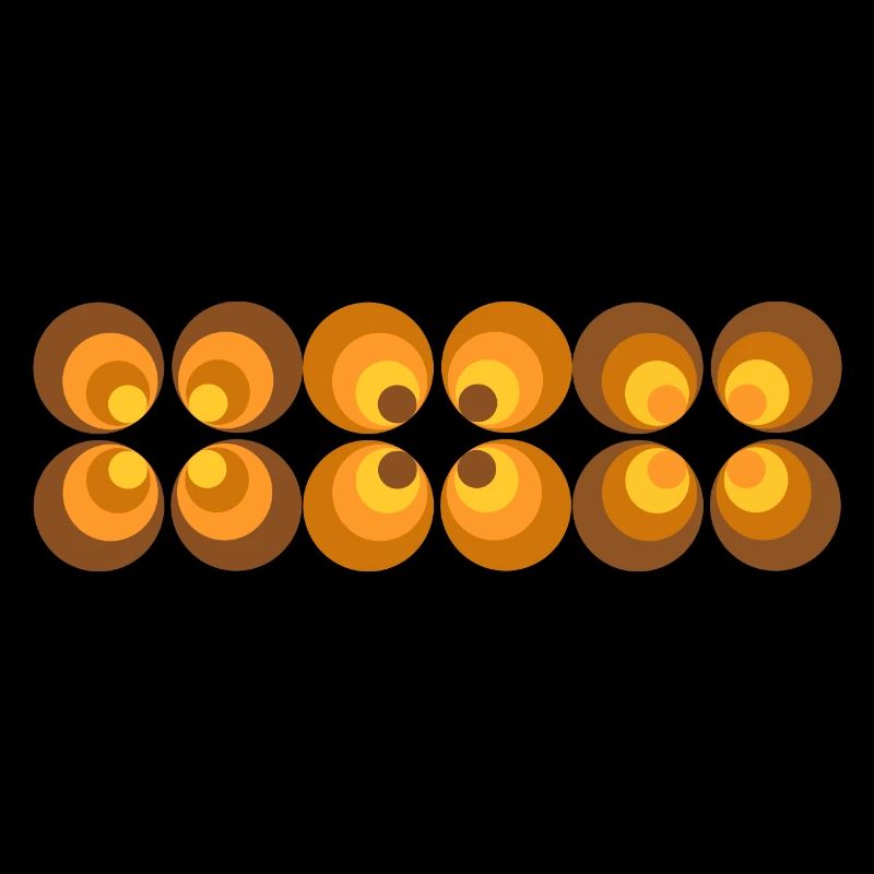 70s Flower Pattern Retro