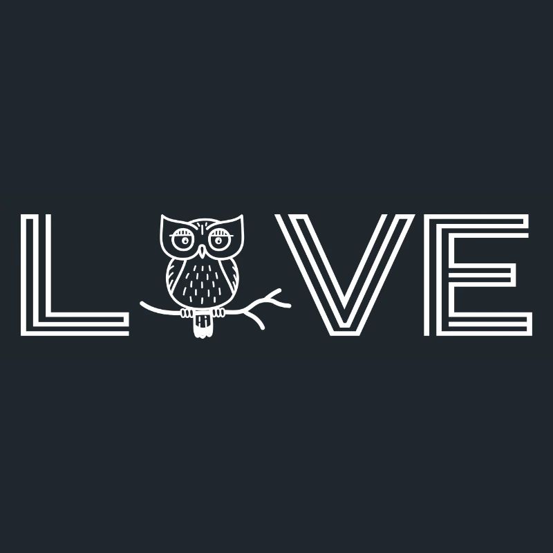 Eule "love-Eule" Eulendesign