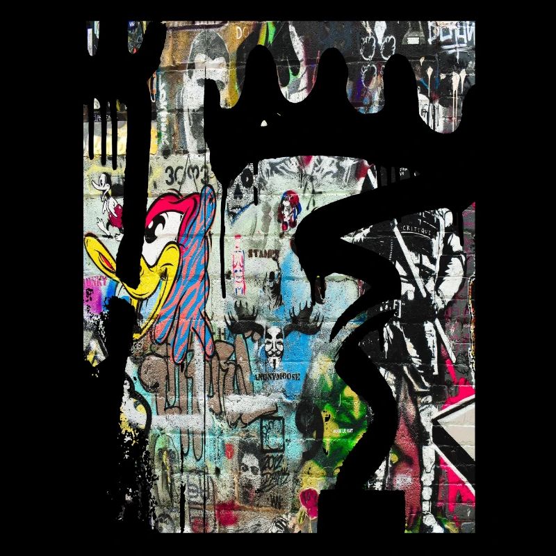 Graffiti style Splash hip hop colors painter color