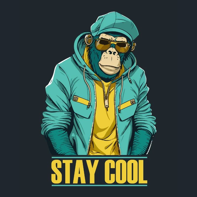 Cool Monkey Stay Cool