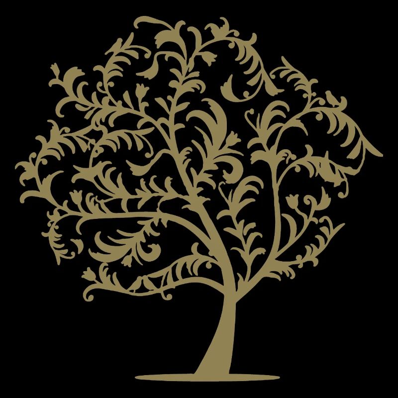 Minimalist Tree Birds Spring Silhouette
