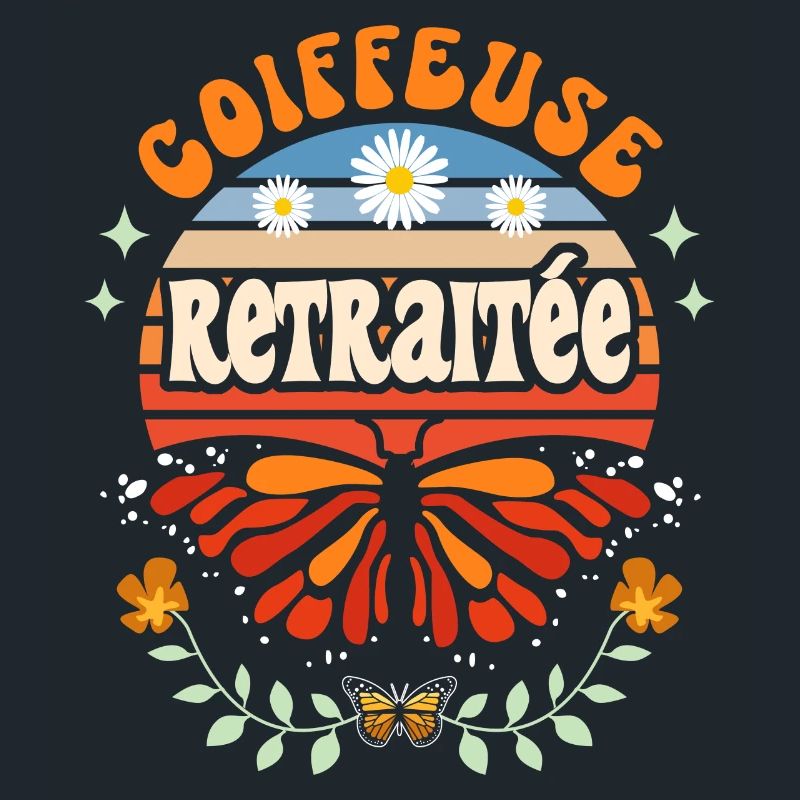 Retro Cadeau Retraite Coiffeuse