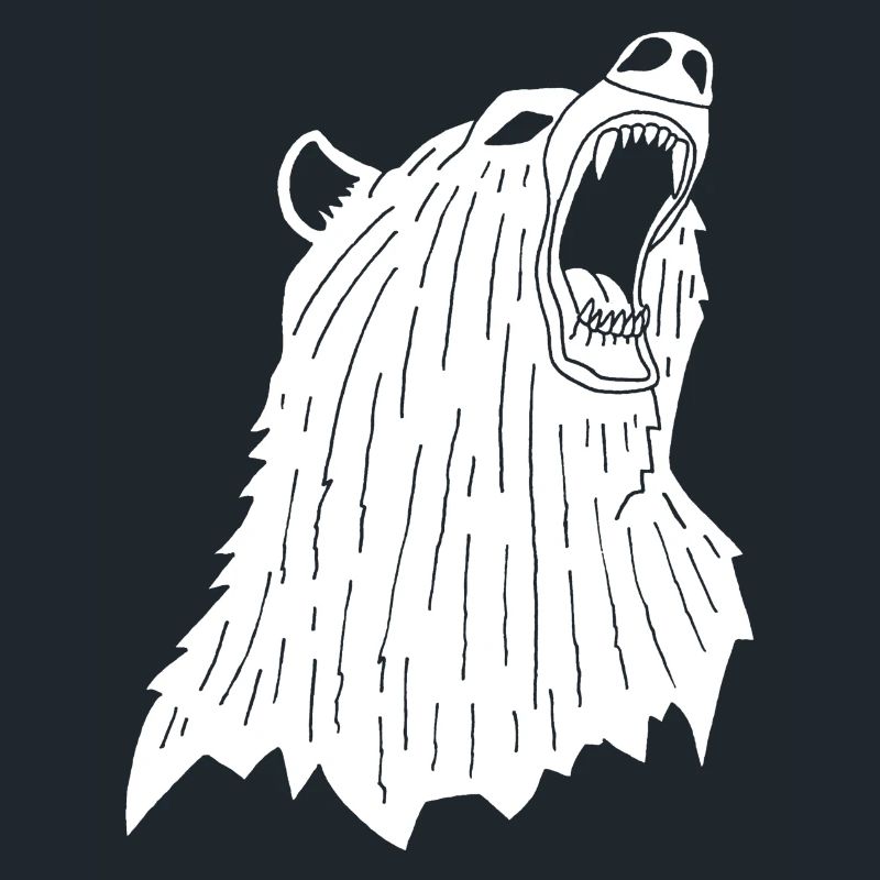 Wütender Eisbär
