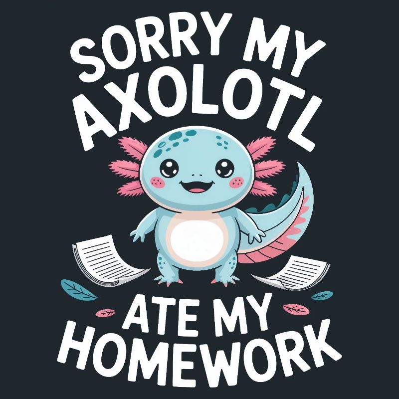 Excuse des devoirs d’Axolotl