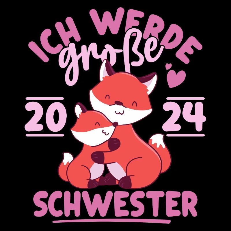 Große Schwester 2024 Mädchen Geschwister Geschenk