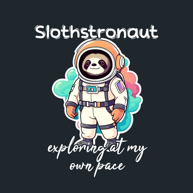 Slothstronaut Exploring At My Own Pace - Sloth