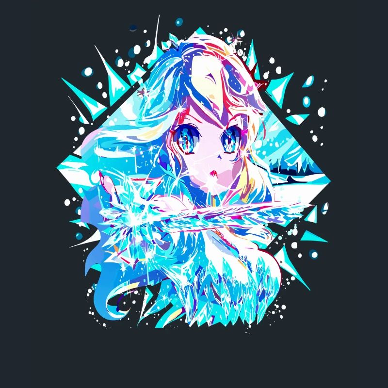 Anime Reine des neiges Princesse des glaces